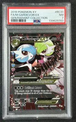 FA M GARDEVOIR EX PSA 7 2016 POKEMON XY #RC31 GEN. RADIANT COLL 783 - Image 1