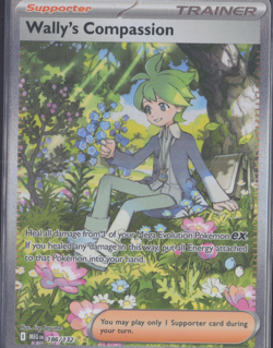 Pokemon TCG | Mega Evolution | Wally’s Compassion | 186/132 | NM - Image 1