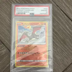 2023 Pokemon Crown Zenith Radiant Charizard 020/159 - PSA 10 - Image 1