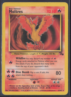 Pokemon TCG | Fossil | Moltres | 27/62 | MP - Image 1