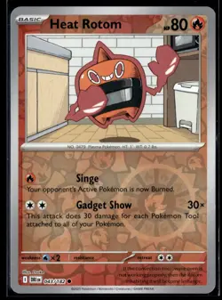 Pokemon TCG | Scarlet & Violet | Temporal Forces | Heat Rotom | 043/182 | LP - Image 1