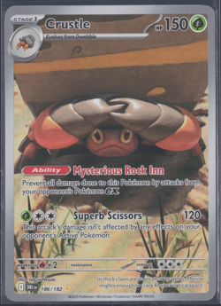 Pokemon TCG | SV Destined Rivals | Crustle | 186/182 | NM - Image 1