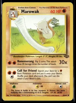 Pokemon TCG | Jungle | Marowak | 39/64 | LP - Image 1