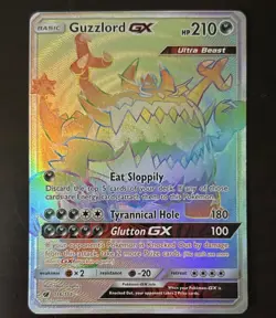 Pokemon TCG Full Art Guzzlord GX 2017 Sun & Moon: Crimson Invasion 116/111 - Image 1