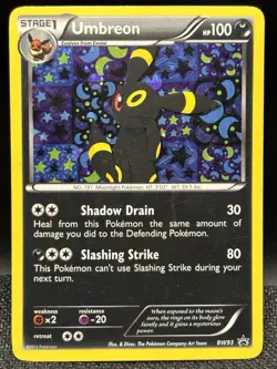 Pokemon Umbreon Black White BW93 Black Star Promo Holo MP - Image 1