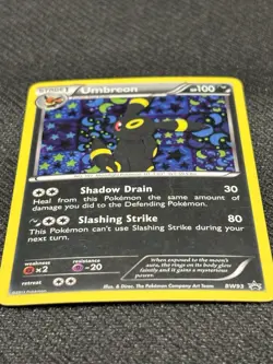Pokemon Umbreon Black White BW93 Black Star Promo Holo MP - Image 3