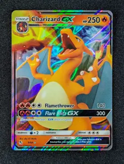 2019 Pokemon CHARIZARD GX #9/68 Hidden Fates Ultra Rare English (B) - Image 1