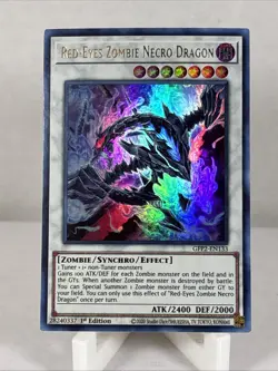 YUGIOH RED-EYES ZOMBIE NECRO DRAGON GFP2-EN133 ULTRA 1ST ED NM - Image 1