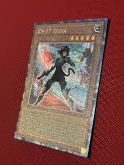 Yugioh! K9-17 Izuna (CR) JUSH-EN031 Collector’s Rare 1st Edition NM - Image 2