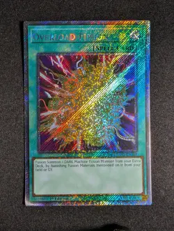 Yu-Gi-Oh! Overload Fusion RA03-EN169 1st Edition Platinum Secret Rare NM - Image 1