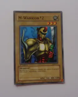 M-Warrior #2 LOB-077 (Common, 1st Edition, Lightly Played / LP) Yugioh - Image 1