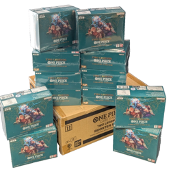 Lot (12) One Piece OP-08 Two Legends English Booster Boxes Sealed w/ Open Case - Image 1