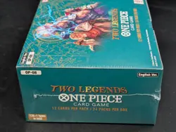 Lot (12) One Piece OP-08 Two Legends English Booster Boxes Sealed w/ Open Case - Image 5