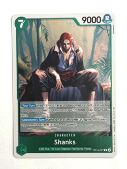 One Piece TCG Shanks OP14-027 Foil R The Azure Sea's Seven - Image 1