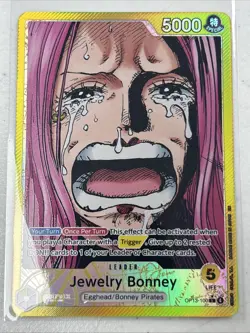 One Piece TCG Jewelry Bonney OP13-100 Alt Art Leader Carrying On His Will - Image 2