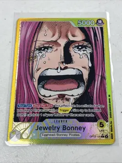 One Piece TCG Jewelry Bonney OP13-100 Alt Art Leader Carrying On His Will - Image 3