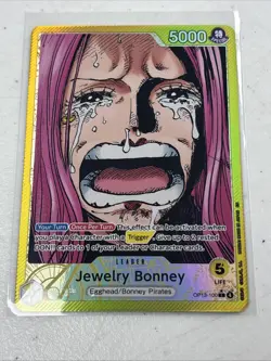 One Piece TCG Jewelry Bonney OP13-100 Alt Art Leader Carrying On His Will - Image 4