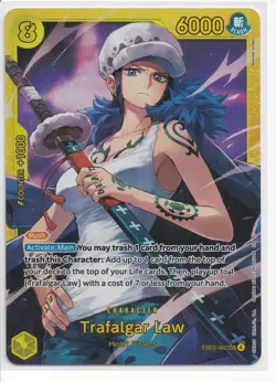 One Piece | Trafalgar Law | EB03-062 | Secret Rare (SEC) | NM - Image 1