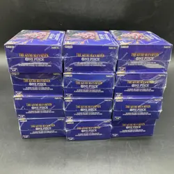 Lot of (12) One Piece EN OP14-EB04 The Azure Sea's Seven Booster Boxes Sealed - Image 2