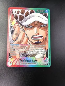 Trafalgar Law Alt Art Leader Romance Dawn OP01-002, English, Near Mint Condition - Image 1