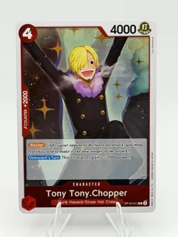 Tony Tony.Chopper OP10-011 Rare, One Piece • Royal Blood, English PLAYSET - NM/M - Image 1