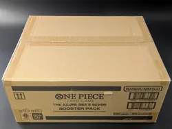 One Piece OP14-EB04 The Azure Sea's Seven English 12 Booster Box Case Sealed - Image 1