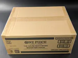 One Piece OP14-EB04 The Azure Sea's Seven English 12 Booster Box Case Sealed - Image 3