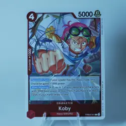 One Piece TCG Koby PRB02-001 Rare Foil Near Mint English - Image 1