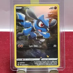 RIOLU - CROWN ZENITH- GALLARIAN GALLERY: #40, NM-M, FULL ART, POKEMON CARD TCG - Image 1