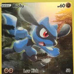 RIOLU - CROWN ZENITH- GALLARIAN GALLERY: #40, NM-M, FULL ART, POKEMON CARD TCG - Image 2
