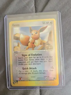 Pokemon Eevee TCG EX Sandstorm 63 Reverse Holo Common Card - Image 1