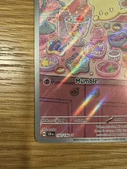 Pokemon Milcery TCG Card 152/142SV07: Stellar Crown Holo Illustration Rare - Image 5