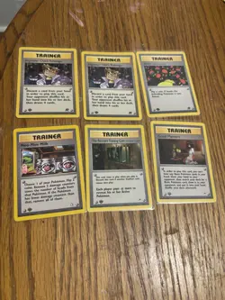 1st Edition Pokemon Trainer Cards (sabrina, Brock, Lt Surge) Lot Of 18 - Image 3