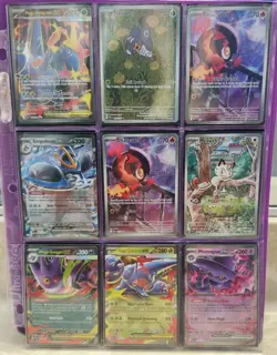 Pokemon Binder Collection Full Arts Ex Holos and Rares Over 200 Cards and More - Image 1