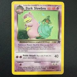 Dark Slowbro [MP/HP] - 12/82 - Pokemon Team Rocket Unlimited Holo Rare Card WOTC - Image 1