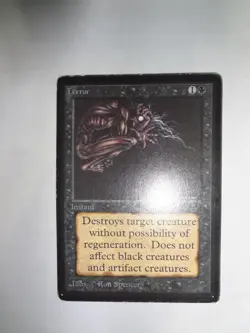 MTG MAGIC THE GATHERING CARD ORIGINAL BETA BLACK TERROR INSTANT x1 COMMON - Image 3