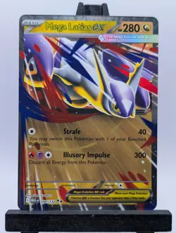 Mega Latias ex 100/132 Me01: Mega Evolution Ultra Rare Holo Pokemon Card NM - Image 1