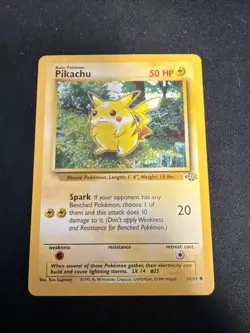 Pokemon TCG Pikachu Jungle Card 60/64 Unlimited Common - Image 1