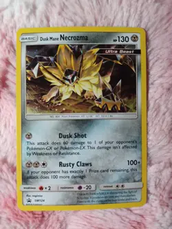 Dusk Mane Necrozma SM124 Sun & Moon Ultra Rare Holo Promo Pokemon Card - Image 1