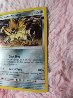 Dusk Mane Necrozma SM124 Sun & Moon Ultra Rare Holo Promo Pokemon Card - Image 3