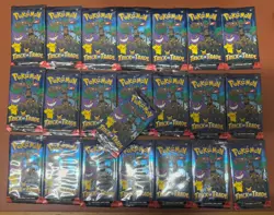 POKEMON TCG TRICK OR TRADE BOOSTER BUNDLE 22 MINI PACKS (3 cards) PACKS SEALED - Image 2