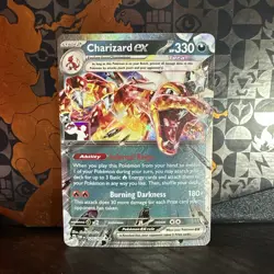 Charizard ex 125/197 Prize Pack Series Promo STAMPED Card Holo NM - Image 1