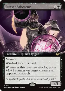 Sunset Saboteur (Extended Art) - 334 / English / Near Mint MTG - Image 1