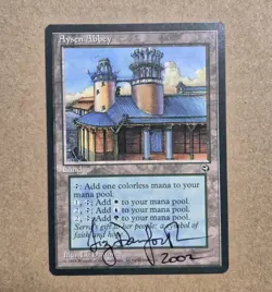 UNPLAYED SIGNED Aysen Abbey Homelands LP Magic Mtg LIZ DANFORTH EDH CUBE - Image 1