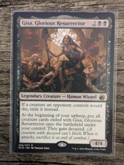 MTG: Gisa, Glorious Resurrector (Innistrad: Midnight Hunt)(Rare) - Image 1