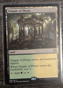MTG: Temple of Plenty (Theros Beyond Death)(RARE) - Image 1
