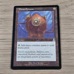 MTG Magic the Gathering Thran Dynamo (139/143) Urza's Destiny LP - Image 1
