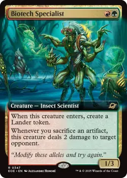 Biotech Specialist (Extended Art) - 347 / English / Near Mint MTG - Image 1