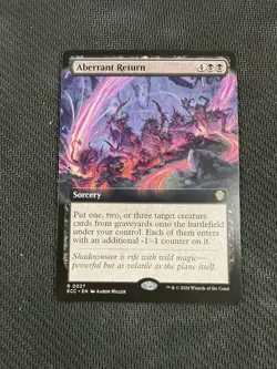 Extended Art Aberrant Return ECC 0027 Rare MTG Lorwyn Eclipsed - Image 1