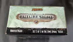 Vintage 2007 MTG FUTURE SIGHT Limited Edition Black Bordered Booster EMPTY Box - Image 3